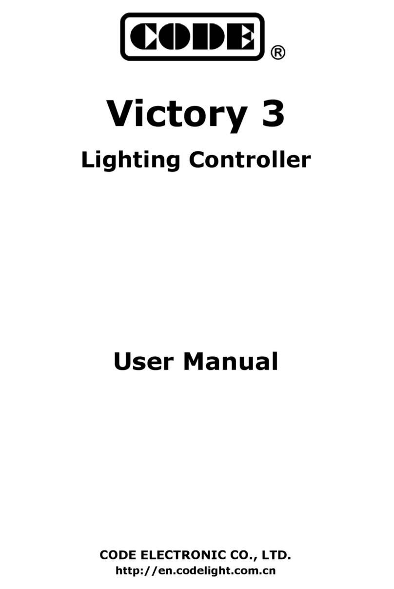 Code Victory 3 User manual