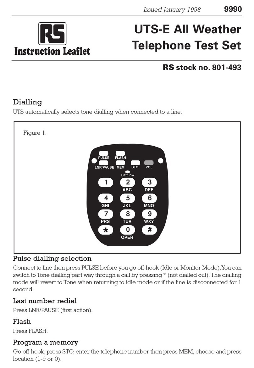 RS UTS-E Manual