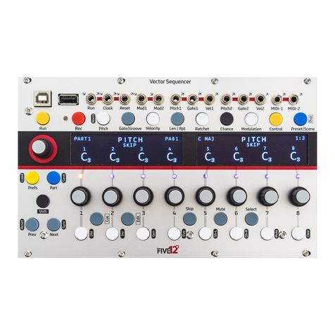 Five12 Vector Sequencer User manual