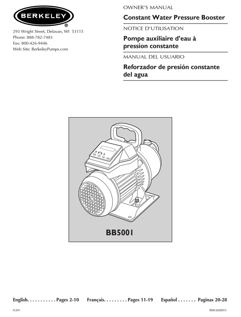 Berkeley BB5001 User manual