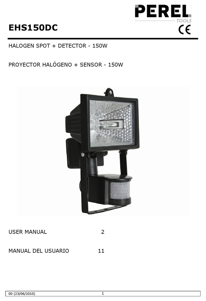Perel EHS150DC User manual
