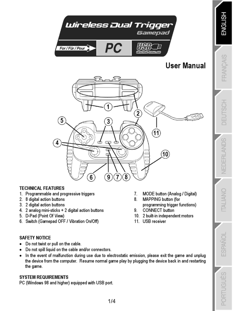 Thrustmaster dual trigger User manual