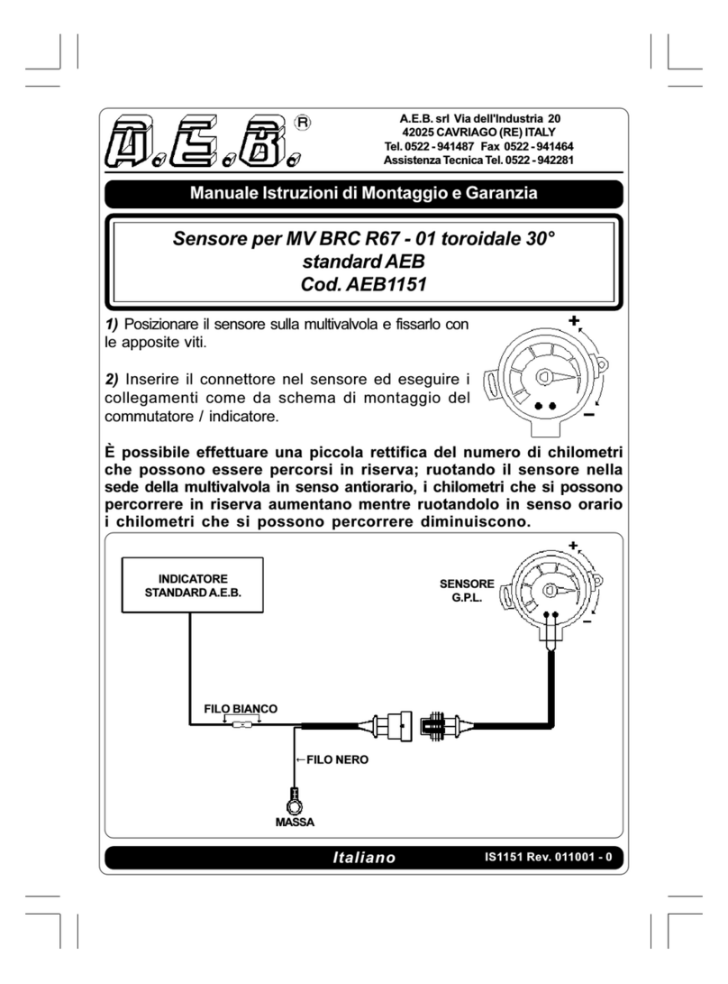A.E.B. AEB1151 User manual
