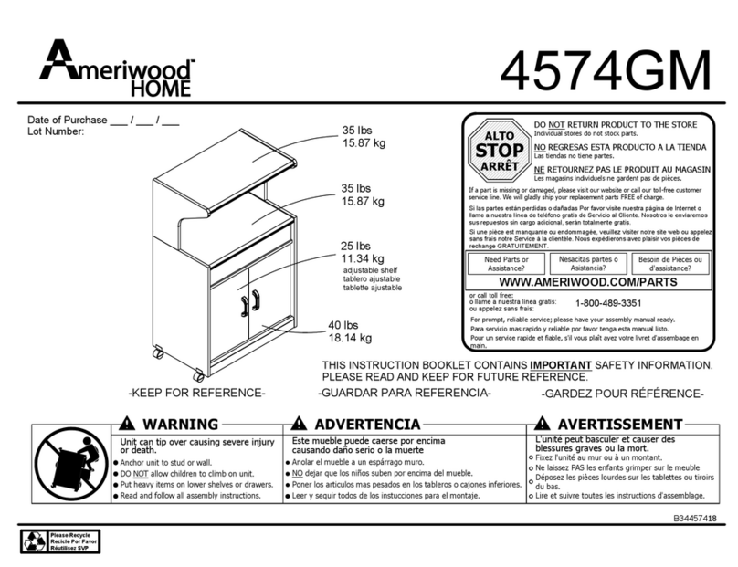 Ameriwood HOME 4574GM User manual