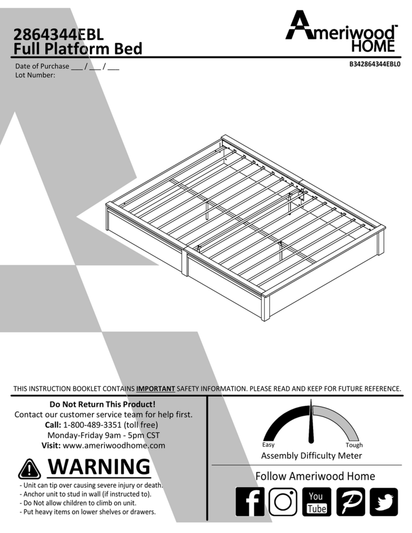 Ameriwood HOME 2864344EBL User manual