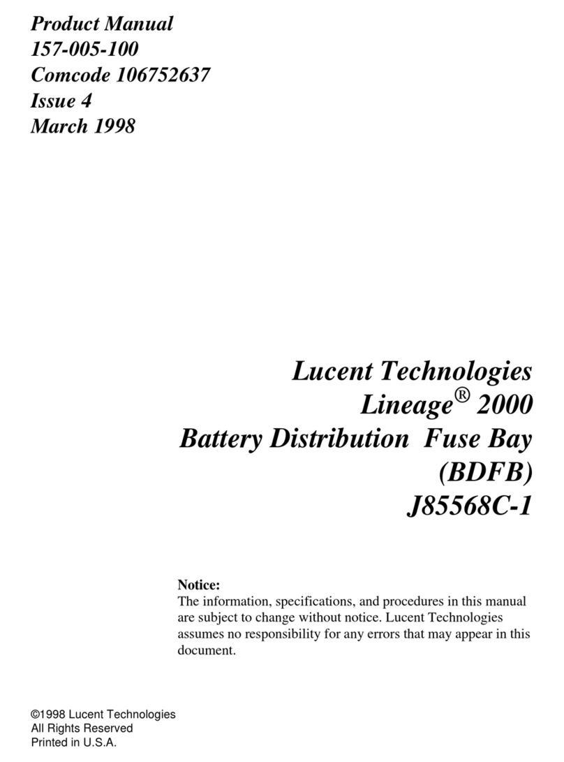 Lucent Technologies J85568C-1 User manual