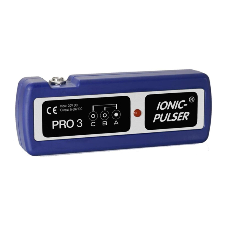 Medionic Ionic-Pulser PRO3 User manual Medionic Ionic-Pulser PRO3 User manual