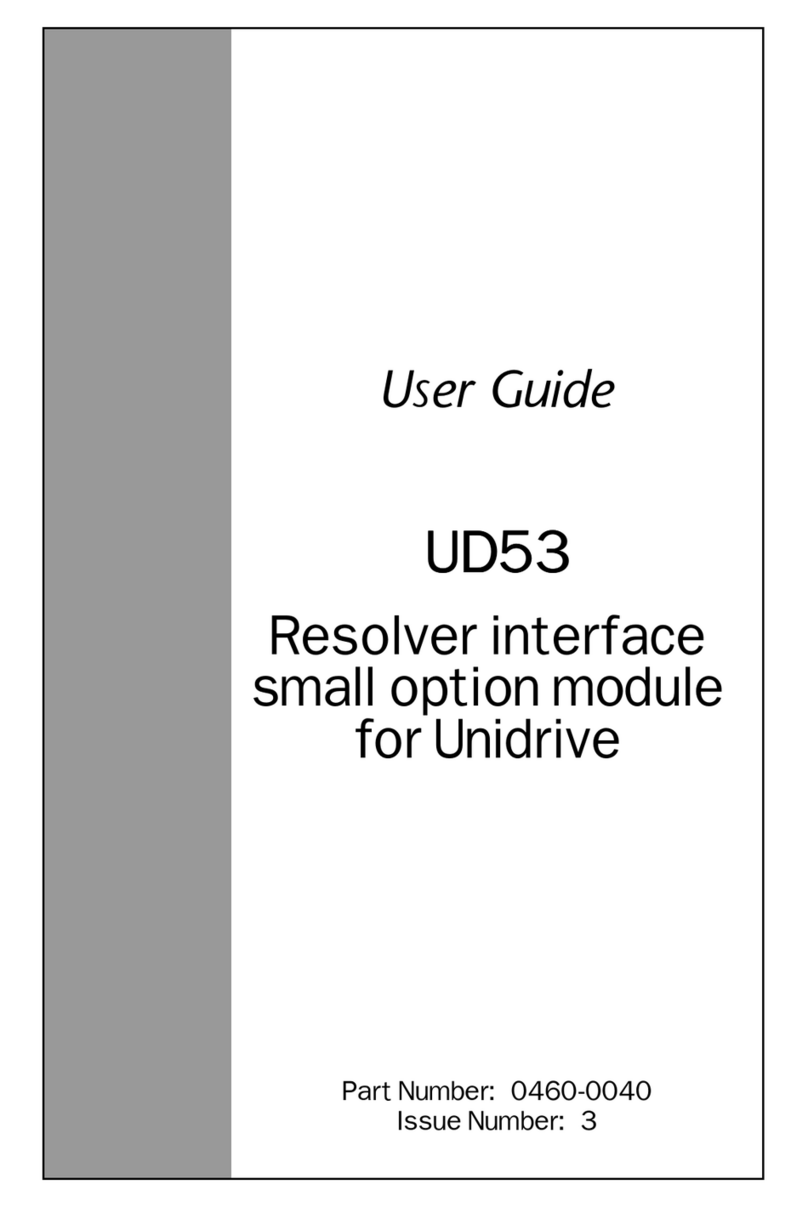 Control Techniques UD53 User manual