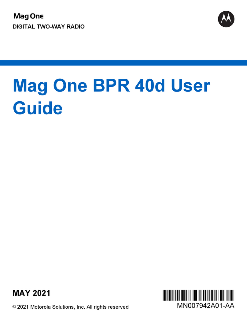Mag One BPR 40d User manual