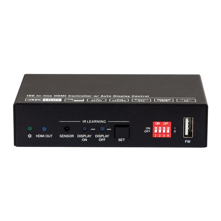Kindermann HDMI Switch 41 automatic 4K60 Operating instructions