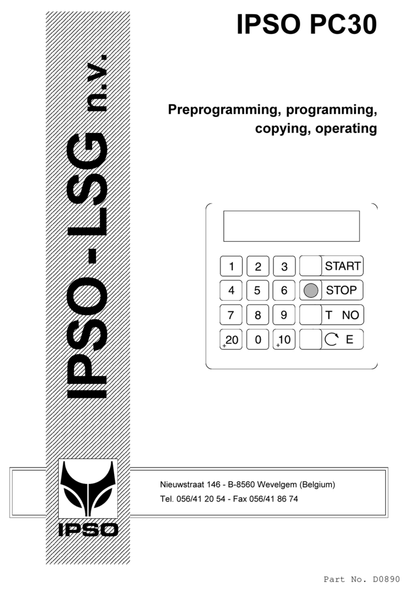 IPSO PC30 User manual