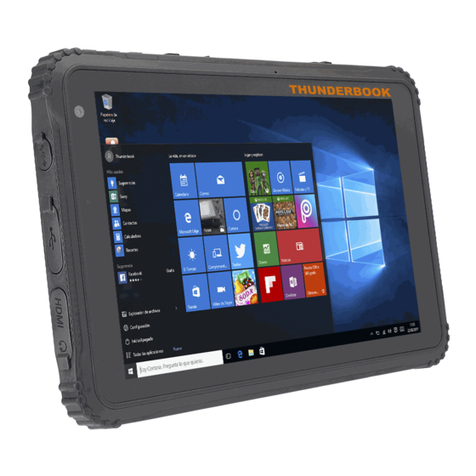 Thunderbook Colossus W800 Instruction manual