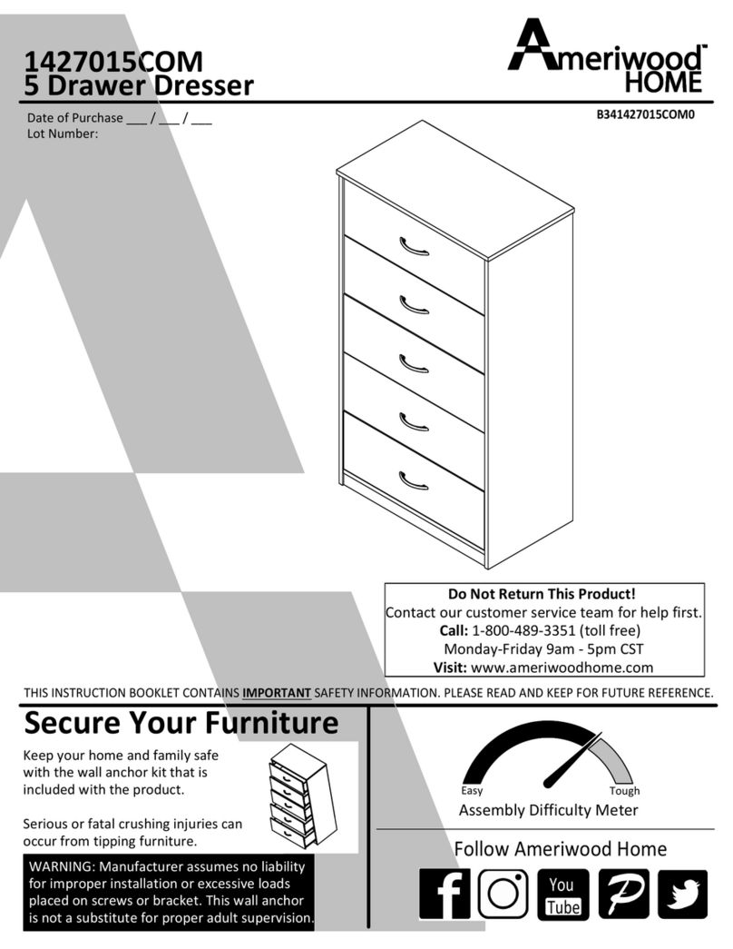 Ameriwood HOME 1427015COM User manual Ameriwood HOME 1427015COM User manual