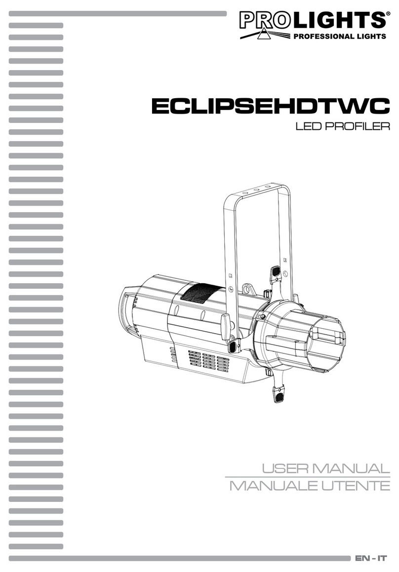 ProLights ECLIPSEHDTWC User manual