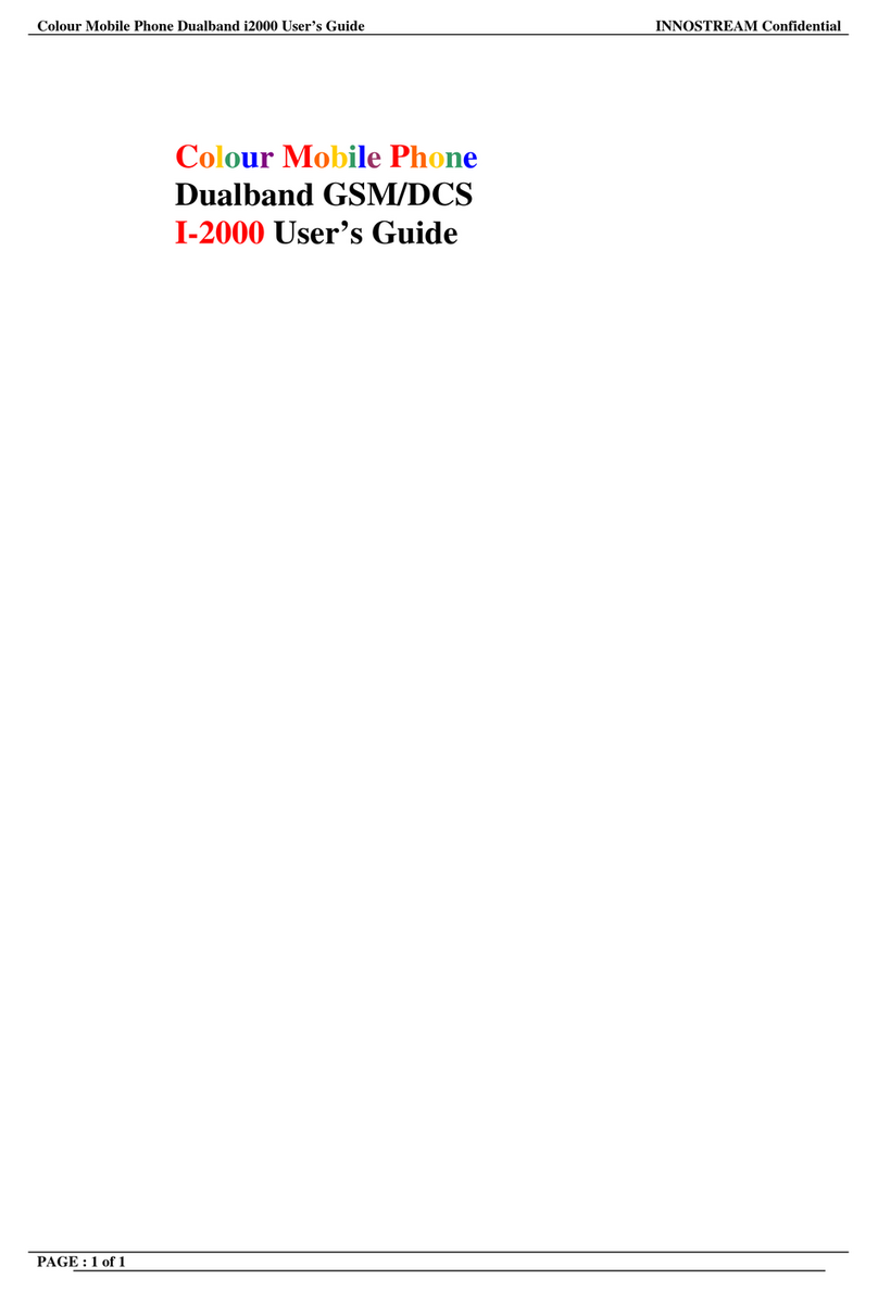 INNOSTREAM I-2000 user guide