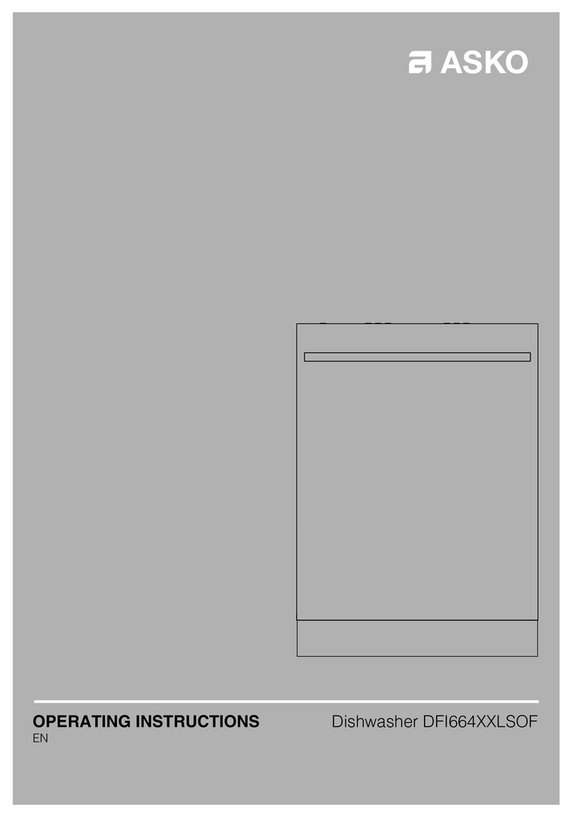 Asko DFI664XXLSOF User manual