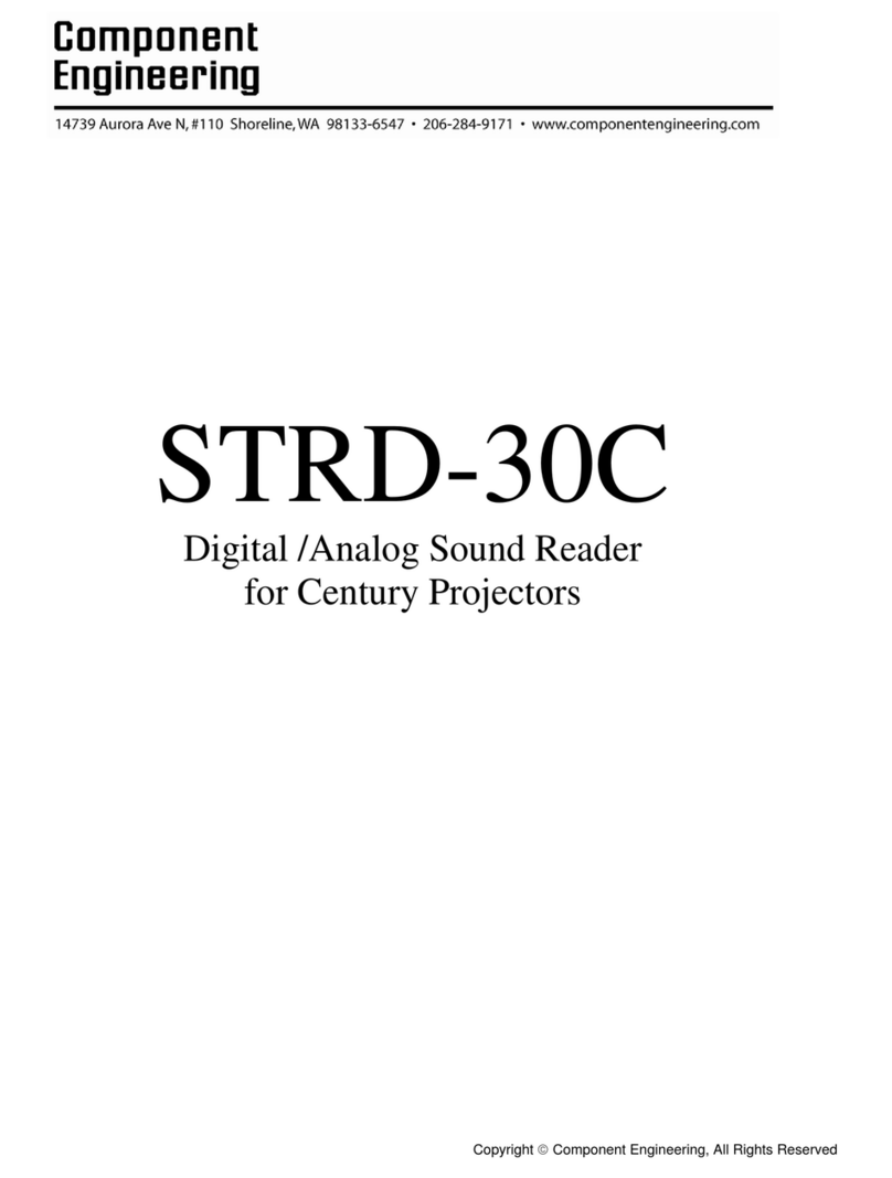 Component Engineering STRD-30C User manual
