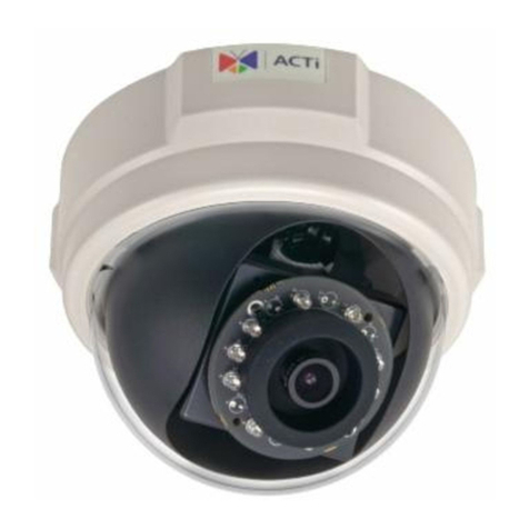 ACTi E54 Instructions for use