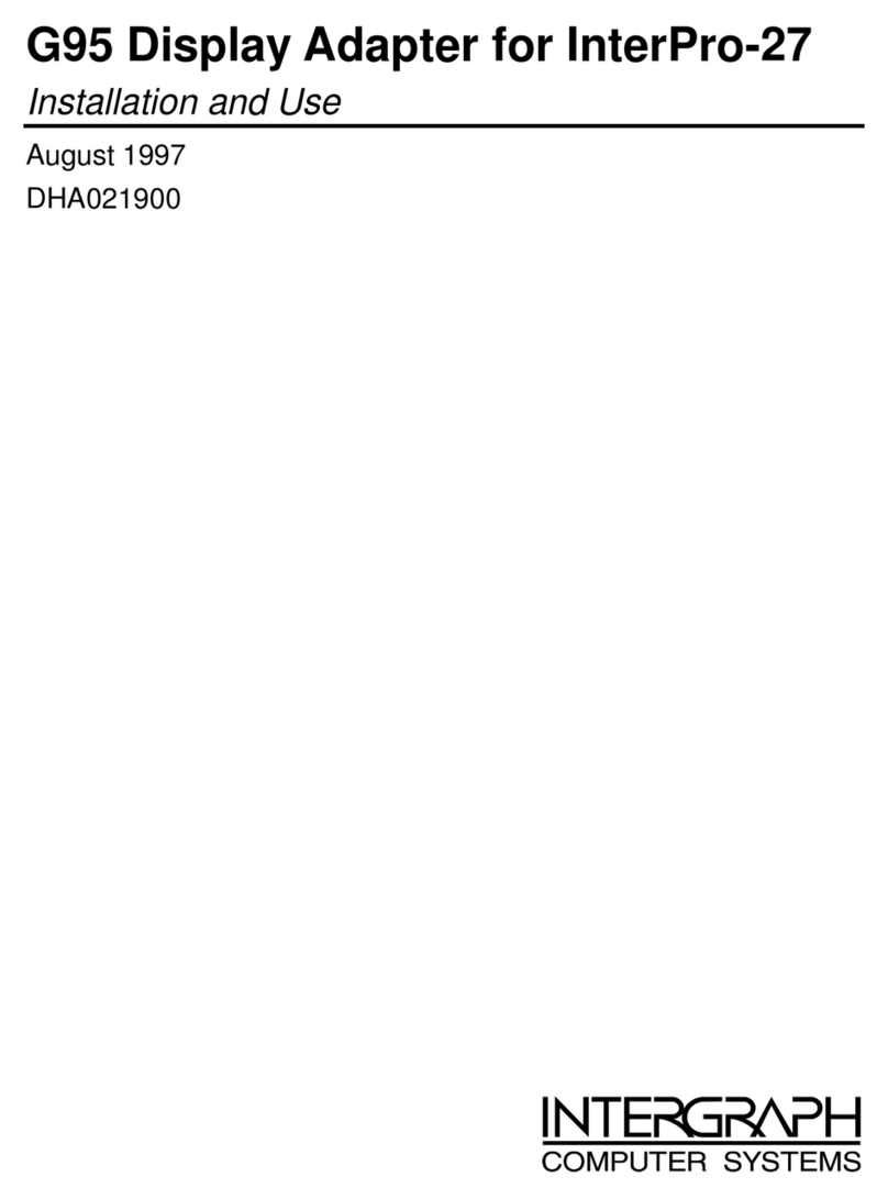 Intergraph G95 Quick start guide
