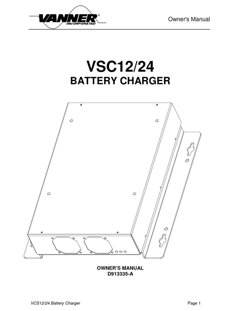Vanner VSC12 User manual