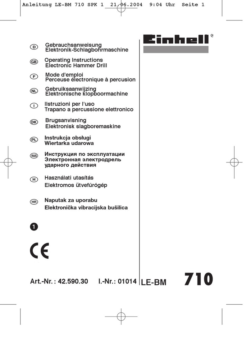 EINHELL LE-BM 710 User manual
