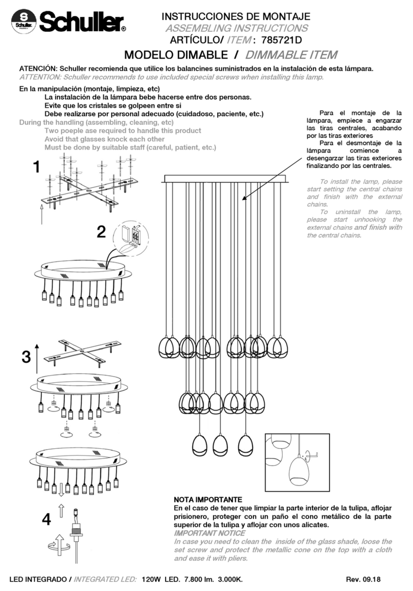 Schuller DIMABLE Installation guide Schuller DIMABLE Installation guide