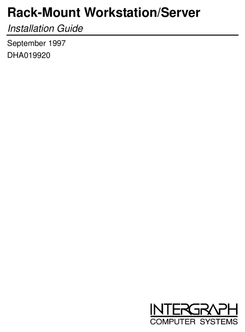 Intergraph Rack-Mount Workstation User manual