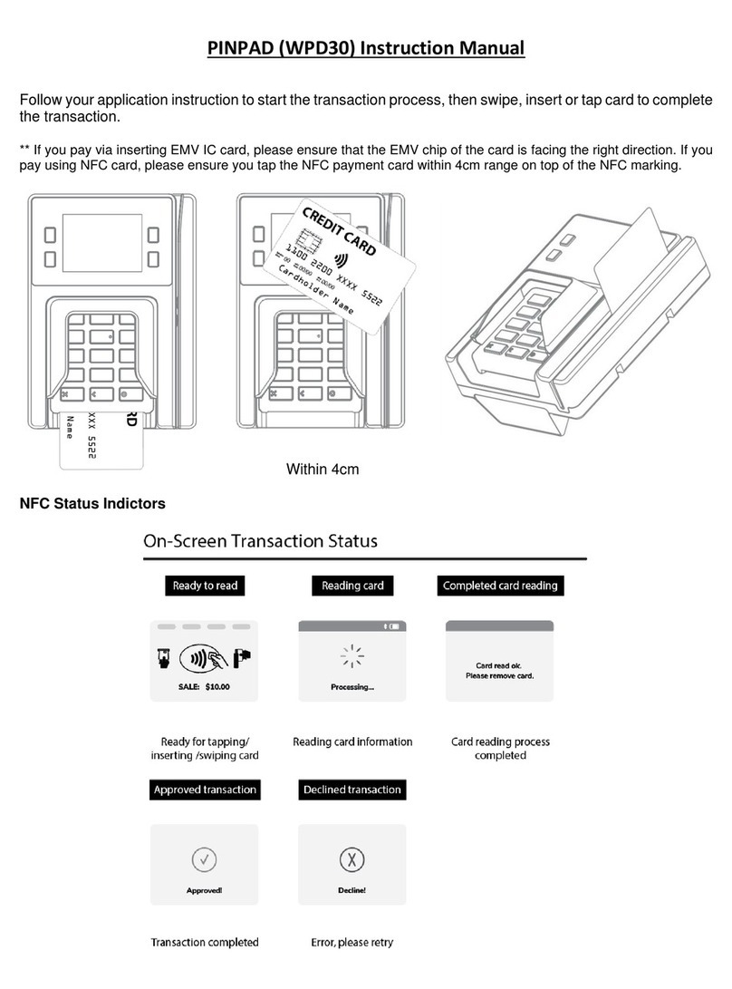BBPOS WPD30 User manual