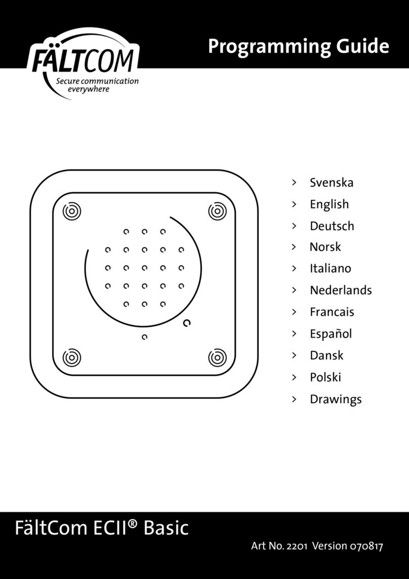 FältCom ECII Basic Operating instructions