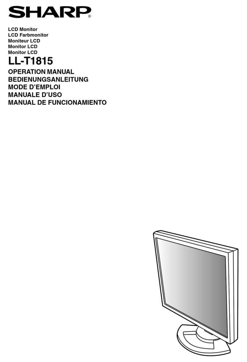 Sharp LL-T1815 User manual