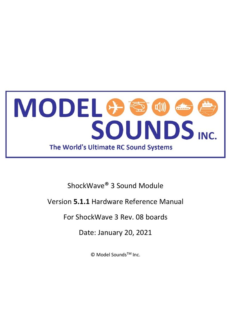 MODEL SOUNDS ShockWave 3 Quick user guide