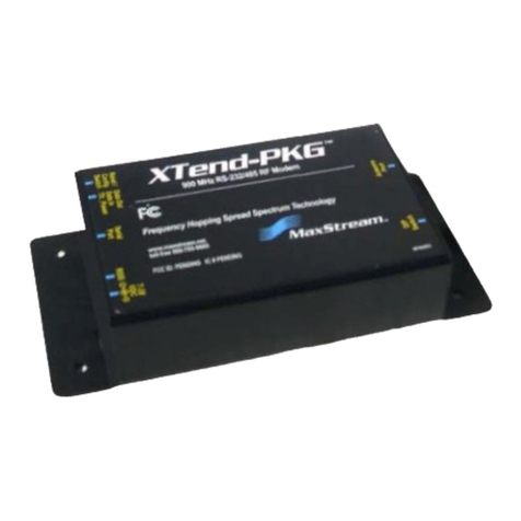 MaxStream 9 XTend- PKG- E User manual