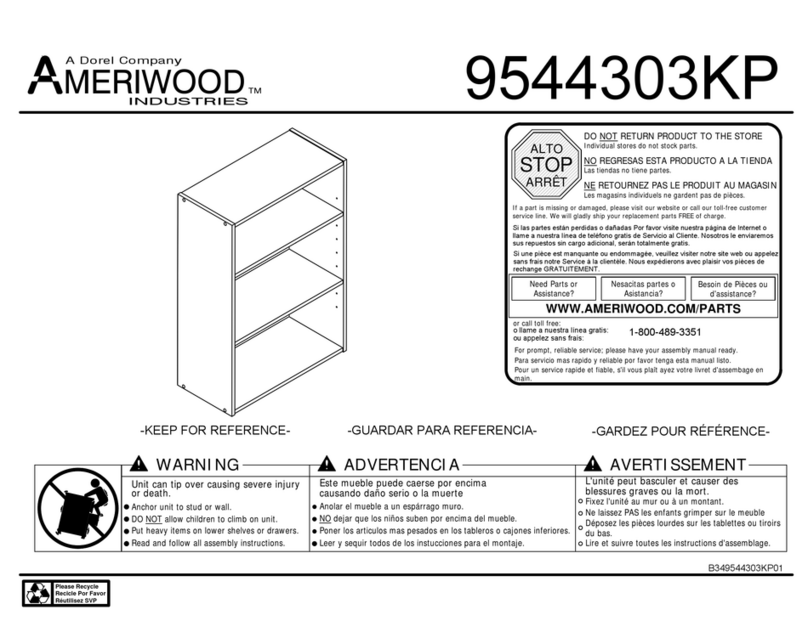 Dorel Ameriwood 9544303KP User manual