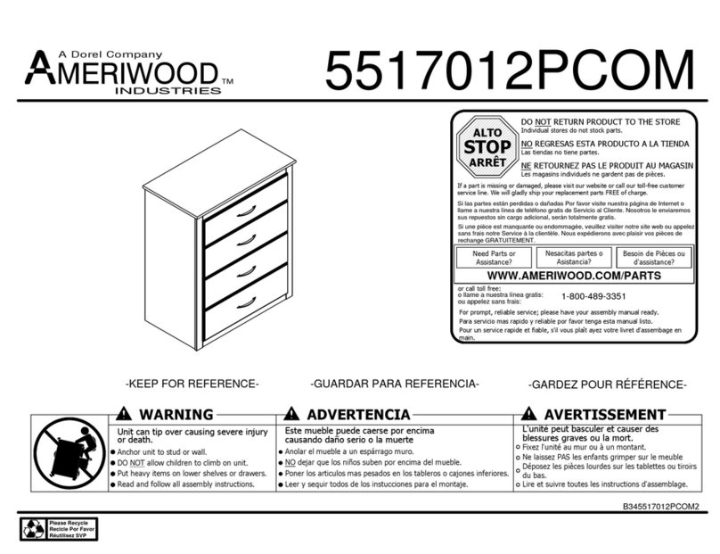 Dorel Ameriwood 5517012PCOM User manual