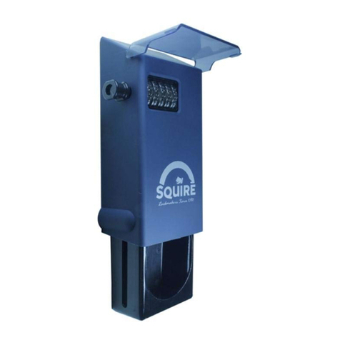 Squire Stronghold Keysafe Fitting instructions