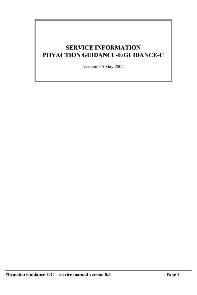 Phyaction GUIDANCE-E User manual