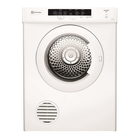 Electrolux EDV6552 User manual