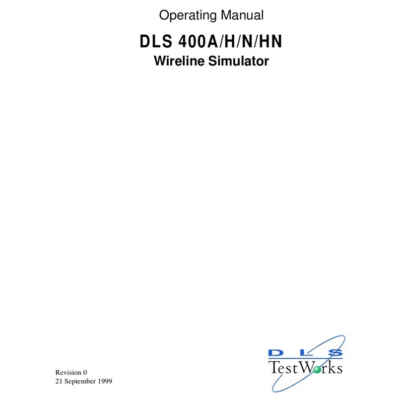 DLS DLS 400A User manual