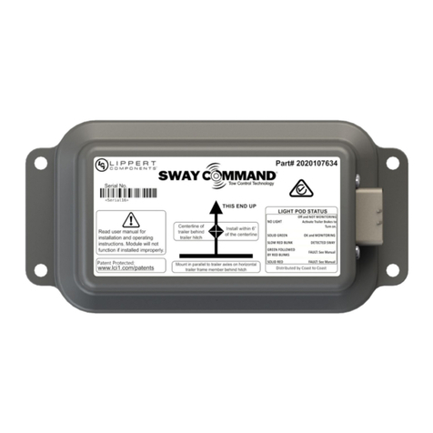 Lippert Components Sway Command User manual