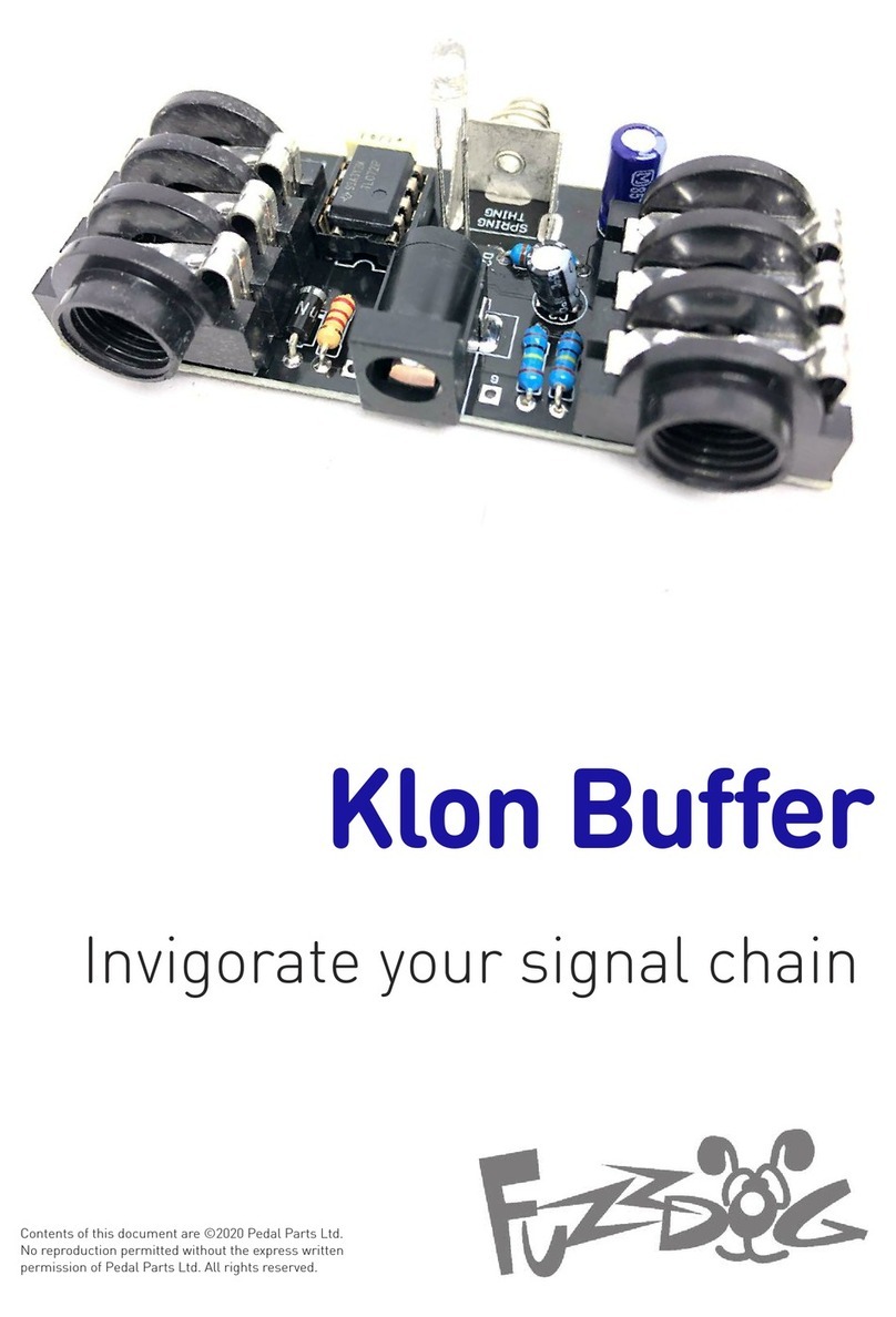 FuzzDog Klon Buffer User manual