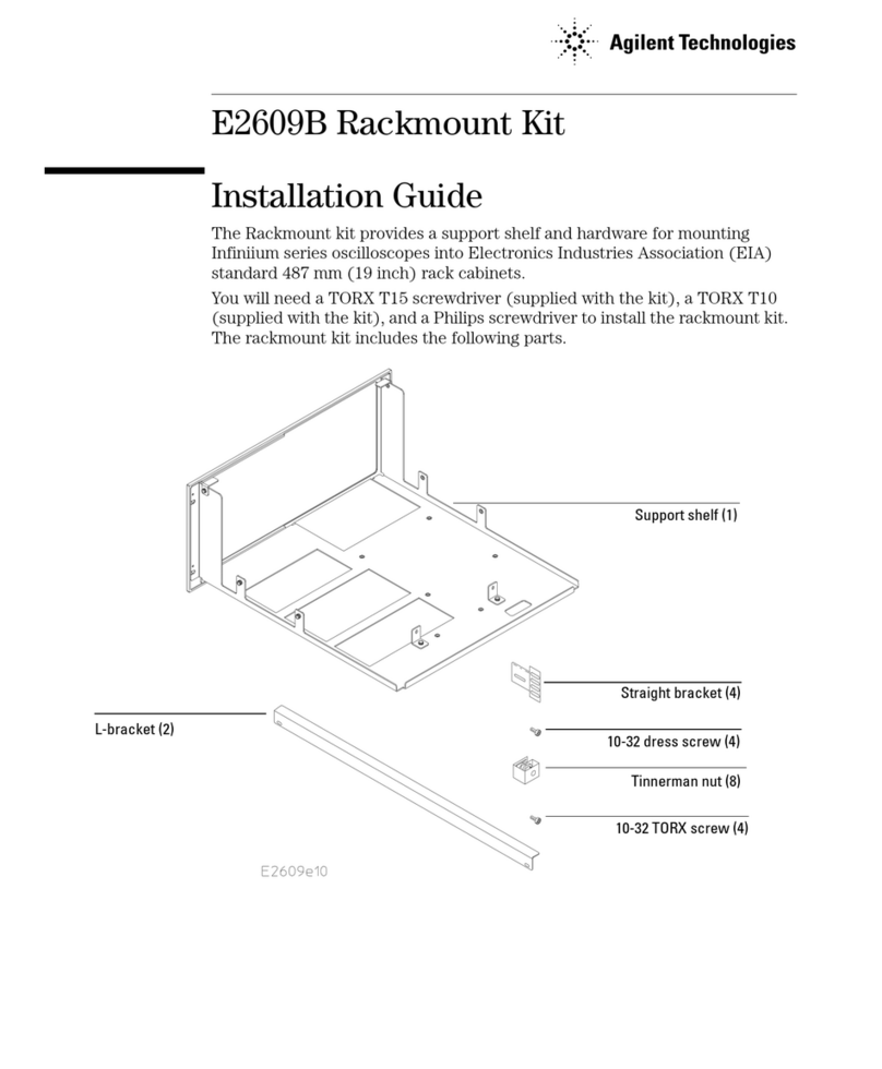 Agilent Technologies E2609B installation guide