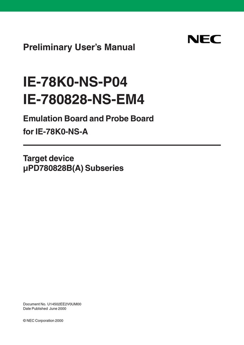 NEC IE-78K0-NS-P04 User manual