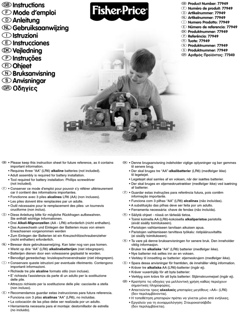 Fisher-Price 77949 User manual