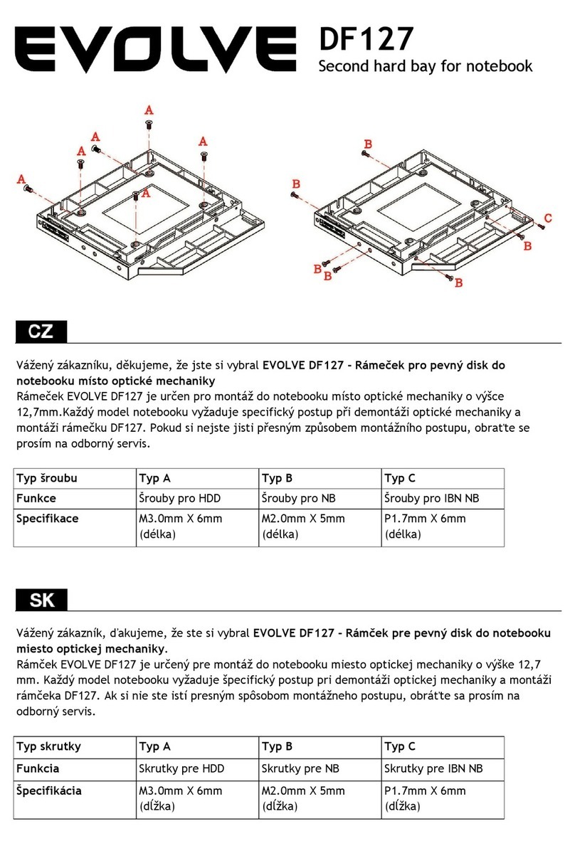Evolve DF127 User manual