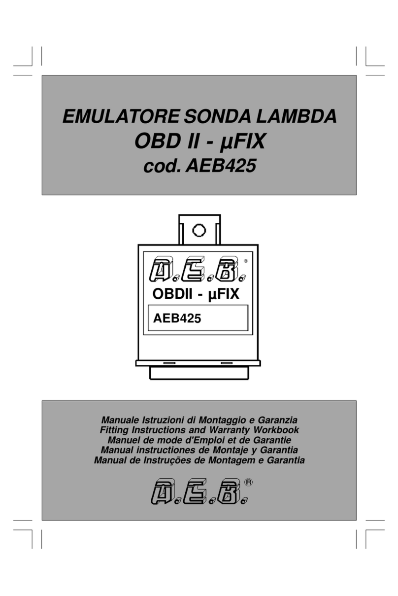 A.E.B. AEB425 User manual