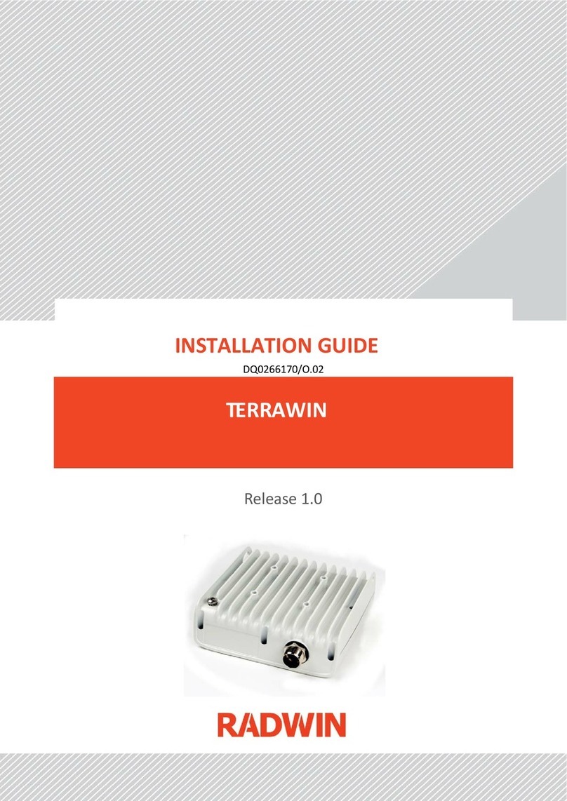 Radwin TERRAWIN User manual