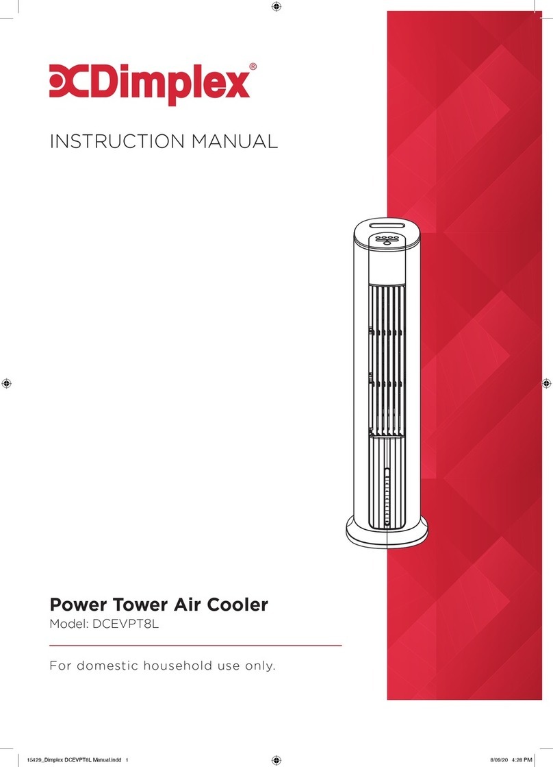 Dimplex DCEVPT8L User manual