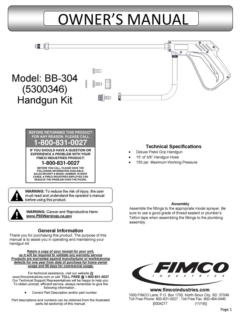 Fimco BB-304 User manual