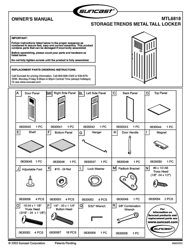 Suncast MTL6818 User manual