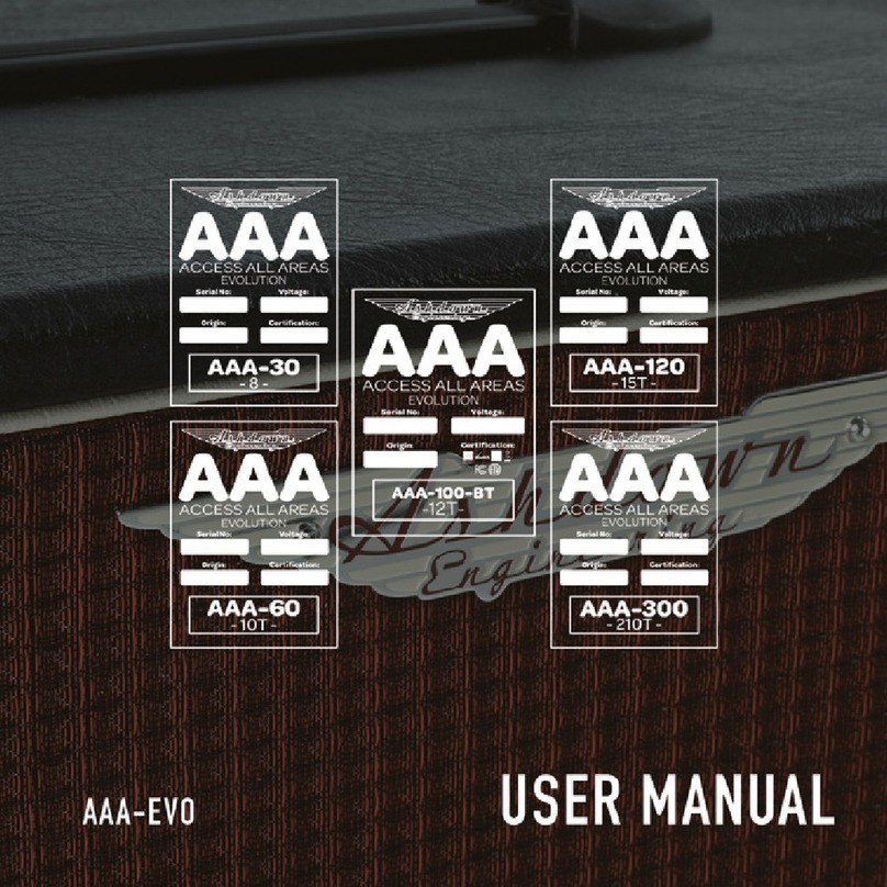 Ashdown AAA-EVO User manual